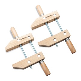 POWERTEC 71839 Wooden Handscrew Clamp- 12 Inch | Hand Screw Clamps for Woodworking, 2 PK