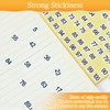 Clofiak 7500 Pcs 1-500 Round Number Sticker Labels, 0.4 Inch,