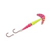 Mack's Lure Double Whammy Kokanee Pro, Silver Sparkle Flo Ruby/Flo