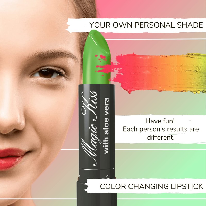 Magic Kiss Color Changing Matte Lipstick set, Long Lasting Nutritious