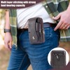 CZAYEFNH Phone Pouch,Crossbody Waist Pack Leather,Phone Wallet Anti-Theft Lock Belt