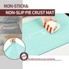 Silicone Baking Mat 20"L x 28"W, Extra Thick Dough Rolling