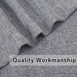 Linen Textured Valance Curtains Living Room 18 inches Long Kitchen Short Small Mini Charcoal Grey Bedroom Curtain Toppers Valance 1 Panel Grommet Top 54"x18"