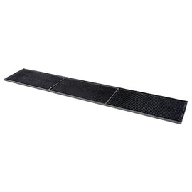 Beaumont 3629 Black Rubber Bar Mat 15x30cm