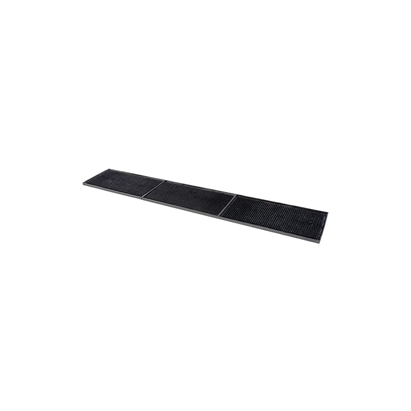 Beaumont 3629 Black Rubber Bar Mat 15x30cm