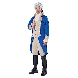 California Costumes Men's George Washington Costume, Blue/Tan, X-Large