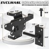 EVCUHASL Self Locking Gate Latch, Heavy Duty Post Mount Automatic