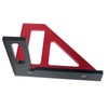 Woodworking Triangle Ruler Square Ruler 45° 90° Aluminum Alloy Carpenter
