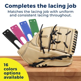 TOFL Baseball Thumb & Pinky Replacement Loops for Baseball Gloves & Softball Mitts to Match Glove Relace Kit | Medium Brown