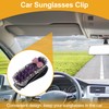 Hihaha Car Sunglasses Clip Universal Sun Visor Eyeglasses Holder Clip