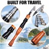 Telescopic Fishing Rod for Travel Fishing – 1.6M Carbon Spinning