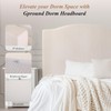 Gpround Dorm Headboard Portable Cushion Bed Mattress Gap Filler Memory