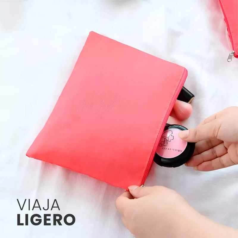 Lecute 6 Bolsas Organizador Ropa Maleta Viaje Multiusos Impermeable