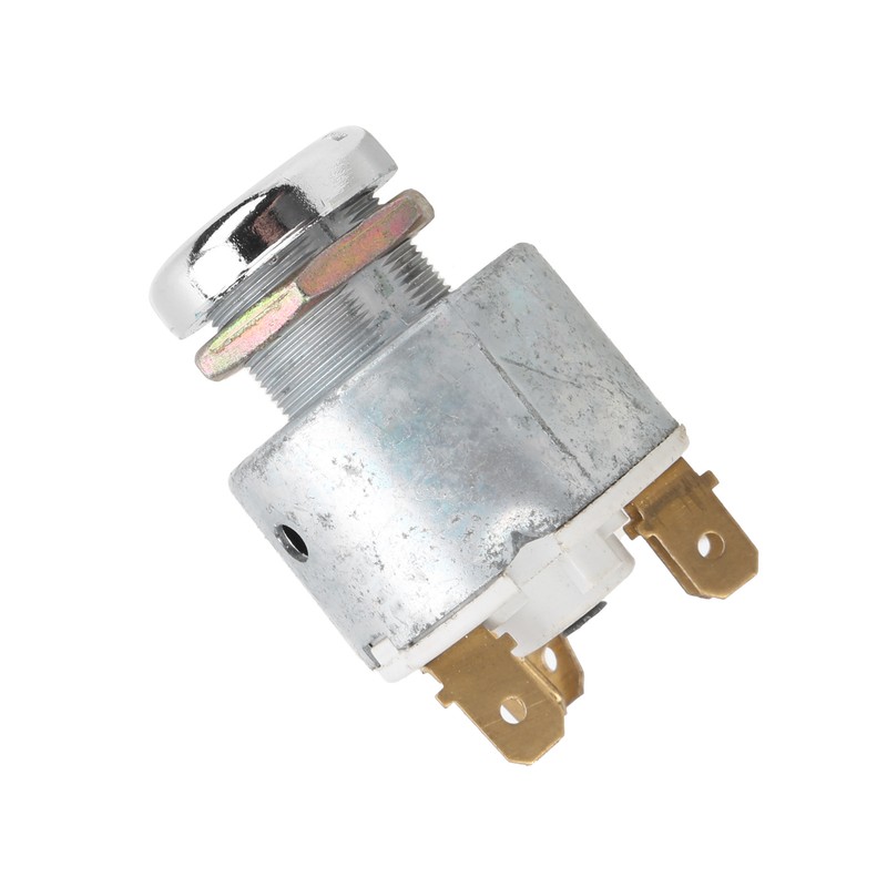 Universal Ignition Switch Lock Cylinder with Keys Aluminum Alloy Replacement