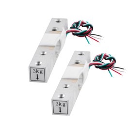 Geekstory Digital Load Cell Weight Sensor 3kg High Precision Miniature Load Cells YZC-133 for Arduino DIY Electronic Portable Kitchen Scale Sensors(Pack of 2)