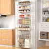 Moforoco White Over The Door Pantry Organizer, Pantry Organization and