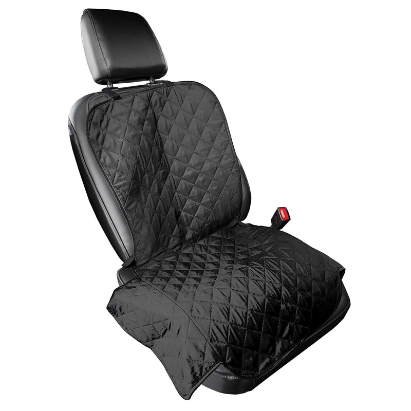 Furhaven Water-Resistant Quilted Universal Single Car Seat Protector Cover -