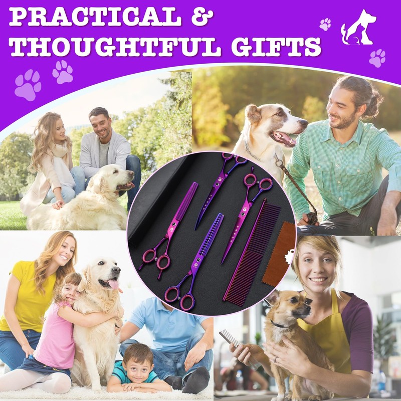 Dream Reach Dog Grooming Scissors - 7" Professional 6 in