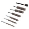 7Pcs Stainless Steel Bore Brush Stainless Steel Bristles Wire Brush