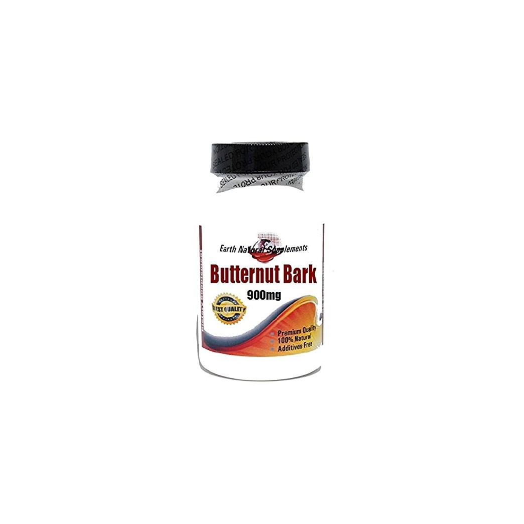 Butternut Bark 900mg * 180 Capsules 100% Natural - by EarhNaturalSupplements