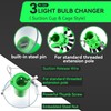 Dreyoo 3 Pieces Set Light Bulb Changer, Standard Incandescent, Floodlight