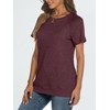 AUTOMET T Shirts Short Sleeve Crewneck Tees for Women Trendy