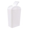 Morcte 3.5 galones/14 litros pequeño bote de basura con tapa,