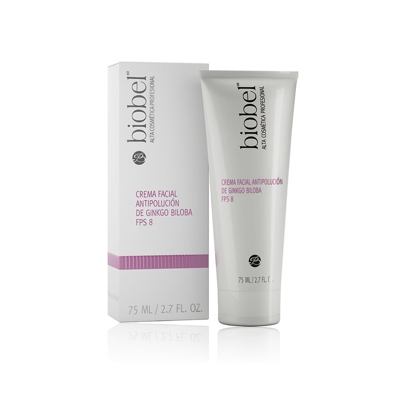 Biobel Crema Facial Antipolucin de Ginkgo Biloba FPS-8 75ml