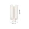 PATIKIL Kitchen Sink Rack Feet, 50 Pack 4.8mm ID x