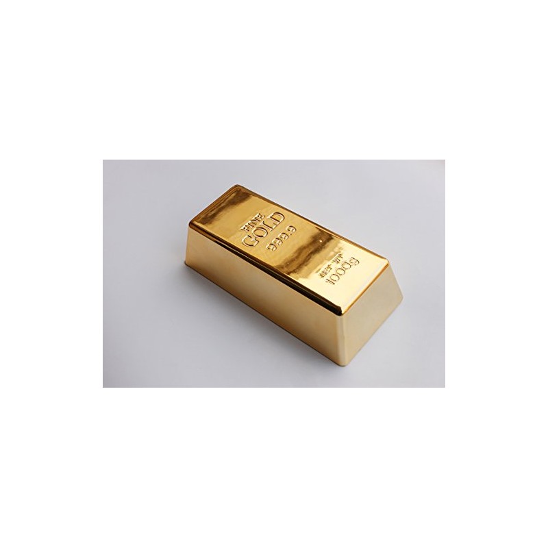 SummitLink Realistic Replica Gold Bar Brick Prop Novelty Gift Joke