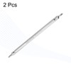 sourcing map 2pcs Magnetic Double Ended Screwdriver Bit 3mm PH2