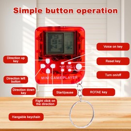 18Pcs Video Game Party Favors, Video Game Party Bag Fillers for Kids, Video Game Keychain for Kids Birthday Supplies Gaming Party Favors Classroom Prizes