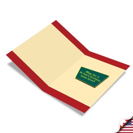 NobleWorks - Funny Merry Christmas Card with Envelope - Xmas Notecard for the Holidays - The Holiday Spirit C2540XSG