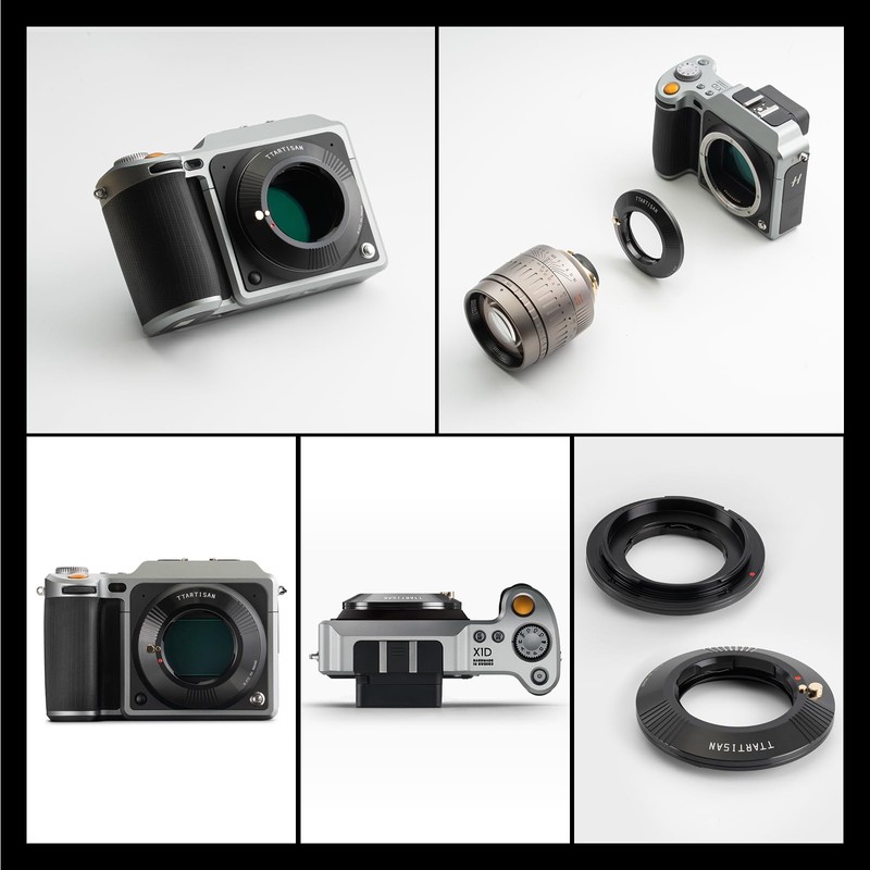 TTartisan M Mount Lens Adapter to X1D Mount Camera