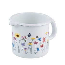 KAUFGUT PIGNATTA 'FLORA' SMALTATA ?10CM 0.75L RIESS 011312