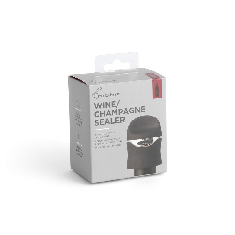 Rabbit Champagne and Wine Sealer, Airtight Wine and Champagne Stopper,
