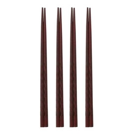 Lacquered WVUTAUFG Wooden Chopsticks 24cm 4-Piece Set Japanese Fried Food Chopsticks / 옻칠 WVUTAUFG 나무 젓가락 24cm 4P 세트 일식 튀김 요리 저분