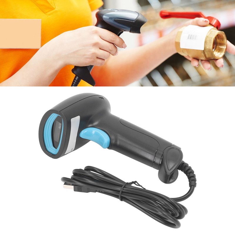 1D Barcode Scanner CCD Scanning Gun Handheld Bar Code Reader