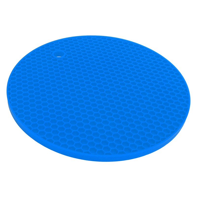 5PCS Silicone Trivet Mats Round Multipurpose Heat Resistant Non Slip
