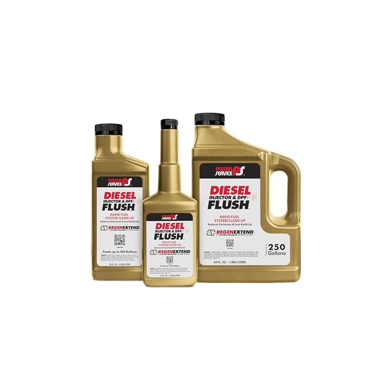 Power Service Diesel Injector & DPF Flush - 12 Ounce