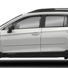 Dawn Enterprises FE-Outback Finished End Body Side Molding Compatible with Subaru Outback - Wilderness Green (K4X)