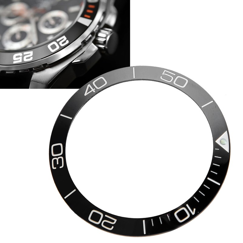 Ceramic Watch Bezel Ring Professional 38.6mm Watch Bezel Insert Replacement