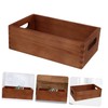 Hohopeti Wood Crate Storage Box for Organizing Sundries Multi-functional Bin