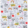 Toddler Little Girls Back to School Dresses -Apple, Pencils, Notebooks,