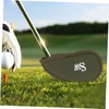 WOONEKY 12pcs Golf Iron Covers Thickened PU Leather Club Head
