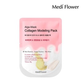 Mediflower 규조토 일회용 모델링팩 파우치 콜라겐 28g Diatomaceous Earth Disposable Modeling Pack Pouch Collagen 28g
