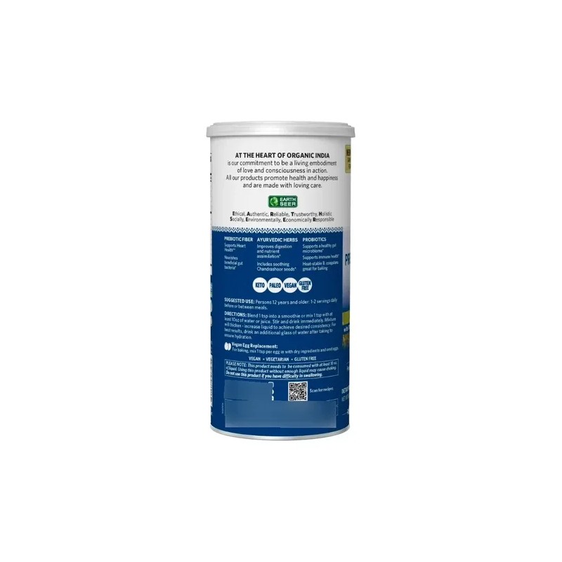 Organic India Psyllium Pre & Probiotic Fiber 283.5g