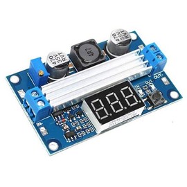 DC-DC LTC1871 Boost Step-up Voltage Converter Module 100W High Power Adjustable Output 3.5-35V Power Regulator Board with LED Voltage Meter
