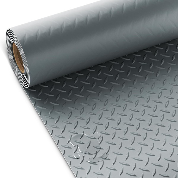 TRIPOWER 5x10 FT Heavy-Duty Garage Floor Mat - Anti-Slip and