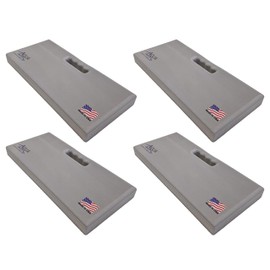 Aquamentor Kneeling Pad - Made in The USA - Firm, Durable and Thick Garden or Mechanics Foam Kneeling Pad, Great for Use Around The House, Garden, Job or Shop(17.5” x 8.0” x 1.5”, Gray, 4-Pack)